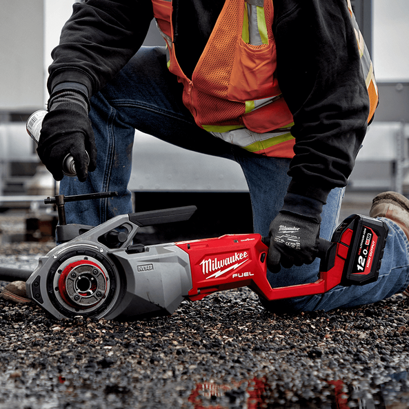 Milwaukee M18 FUEL Pipe Threader w ONE KEY Tool Only M18FPT2 0C Milwaukee Tool NZ