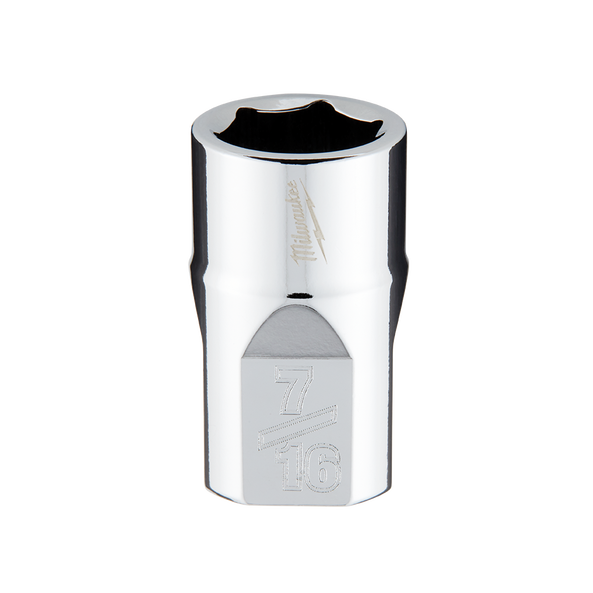 3/8" Drive 7/16" SAE 6-Point Socket, , hi-res