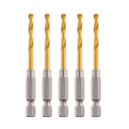 SHOCKWAVE™ Red Helix Titanium Drill Bit 3.2mm 5 Pack
