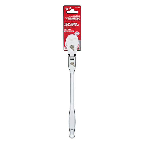 3/8" Flex Head Extended Ratchet (12"), , hi-res