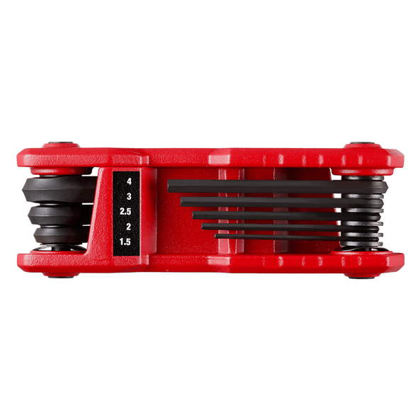 8PC Metric Folding Hex Key Set, , hi-res