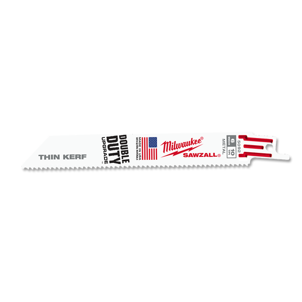 150mm 10 TPI Thin Kerf SAWZALL™ Blades (5 Pk)