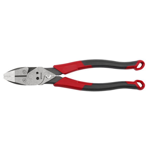 USA Made Comfort Grip 228mm (9") Lineman's Pliers with Crimper, , hi-res