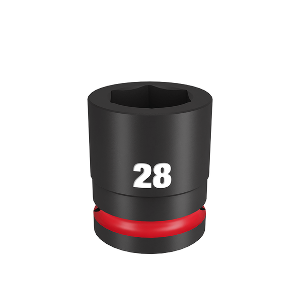 SHOCKWAVE™ 3/4" Drive 28mm Standard 6 Point Impact Socket, , hi-res