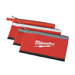 3 Pk Zipper Pouches