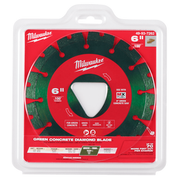 150mm (6") Green Concrete Diamond Blade - Green