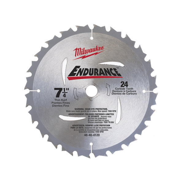 185mm (7-1/4") 24T Endurance Circular Saw Blade