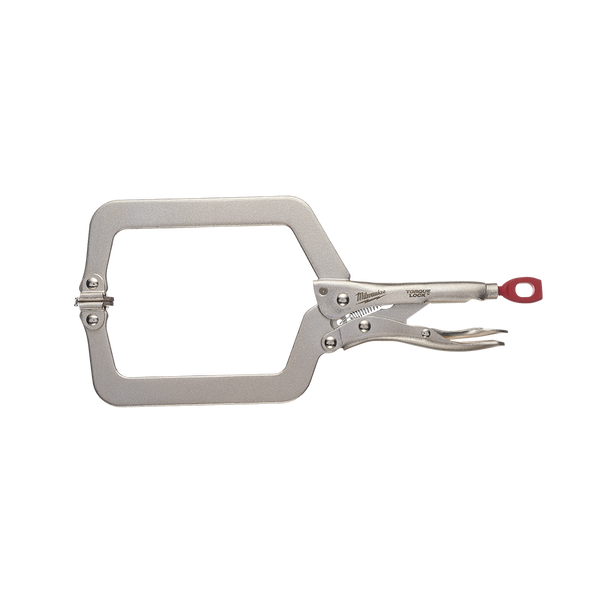 228mm (9") Torque Lock™ Deep Reach C-Clamp Locking Pliers Swivel Jaw