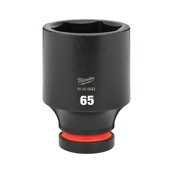SHOCKWAVE™ 1" Drive 65mm Deep 6 Point Impact Socket, , hi-res