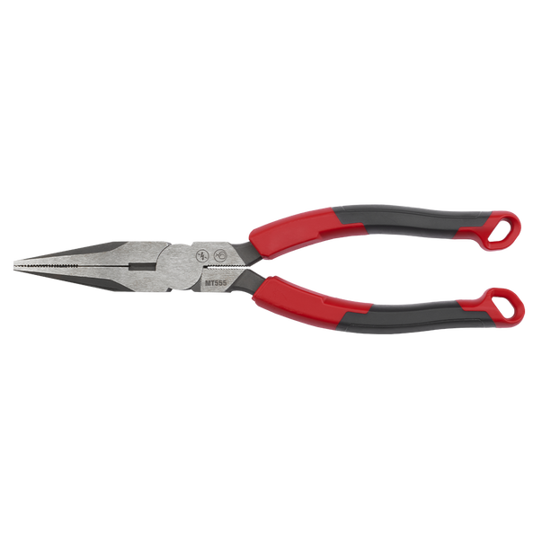 USA Made Comfort Grip 203mm (8") Long Nose Pliers, , hi-res