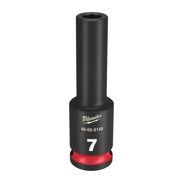 SHOCKWAVE™ 3/8" Drive 7mm Deep 6 Point Impact Socket, , hi-res