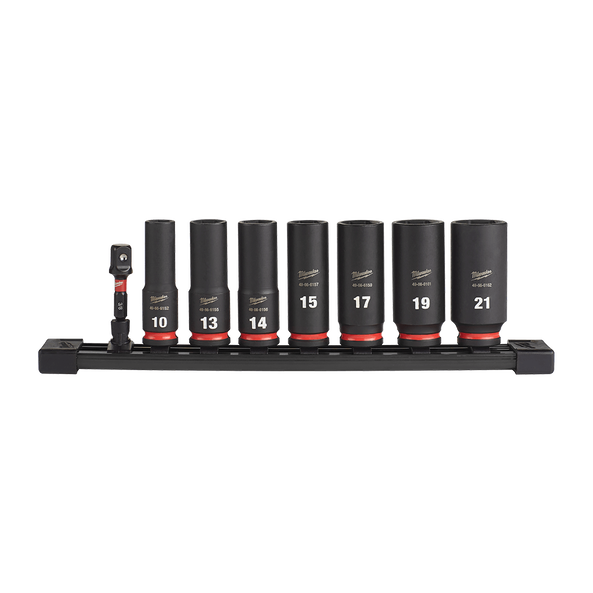 SHOCKWAVE™ 3/8" Drive 8PC Metric Deep 6 Point Impact Socket Set, , hi-res