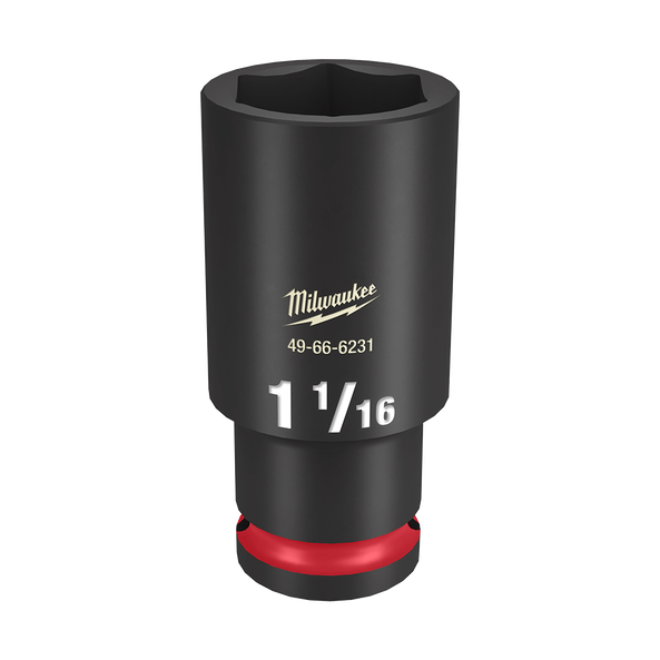 SHOCKWAVE™ 1/2" Drive 1-1/16" Deep 6 Point Impact Socket, , hi-res