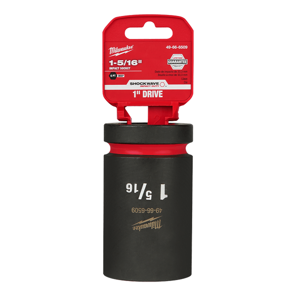 SHOCKWAVE™ 1" Drive 1-5/16" Deep 6 Point Impact Socket, , hi-res