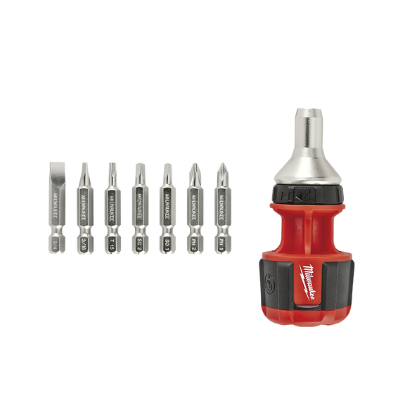 COMPACT 8-IN-1 RATCHET MULTI BIT DRIVER