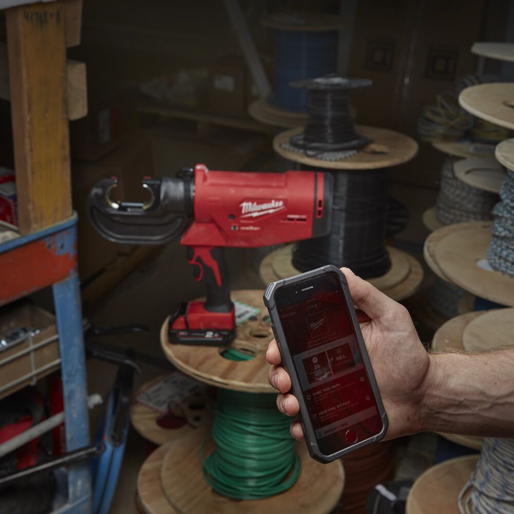 Milwaukee cordless crimping discount tool