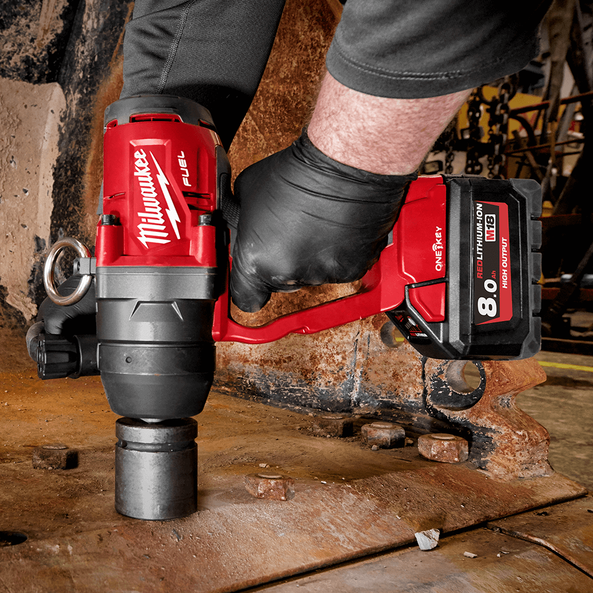 Milwaukee M18 FUEL ONE KEY 1 High Torque Impact Wrench with Friction Ring Tool Only M18ONEFHIWF1 0 Milwaukee Tool NZ