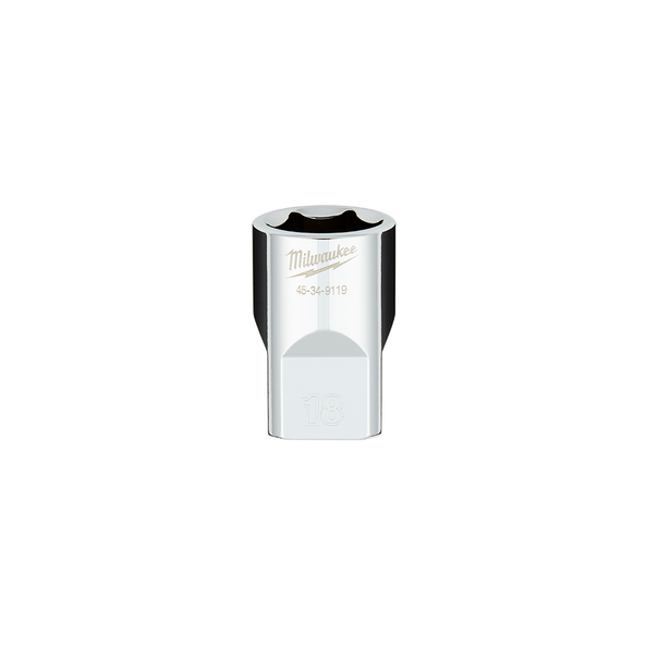 1/2" Drive 18mm Metric 6-Point Socket, , hi-res