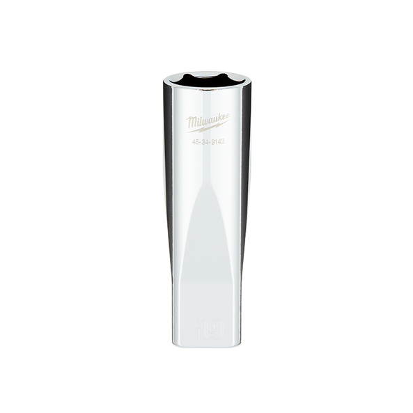 1/2" Drive 19mm Metric 6-Point Deep Socket, , hi-res
