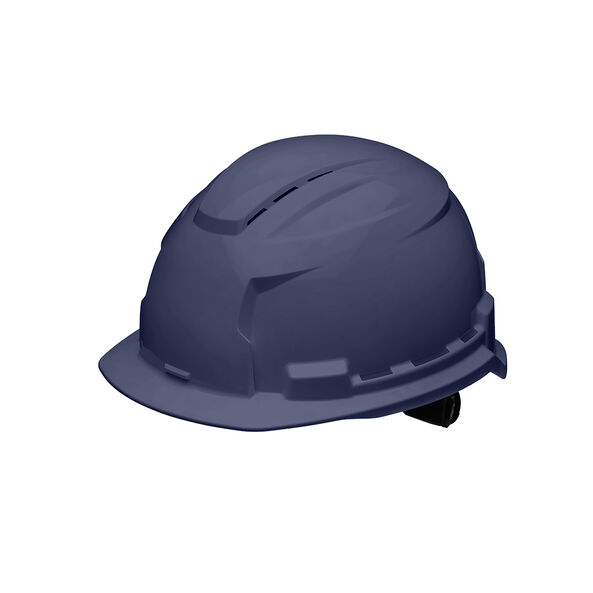 BOLT 100 Blue Vented Hard Hat, Blue, hi-res