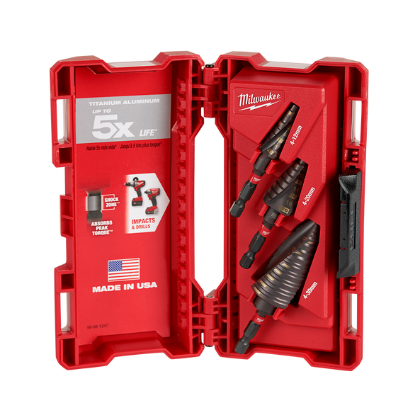 SHOCKWAVE™ Metric Step Bit Set