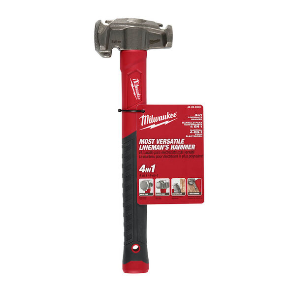 4-in-1 Lineman's Hammer, , hi-res