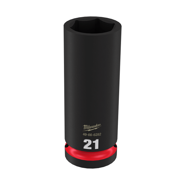 SHOCKWAVE™ 1/2" Drive 21mm Deep 6 Point Impact Socket, , hi-res