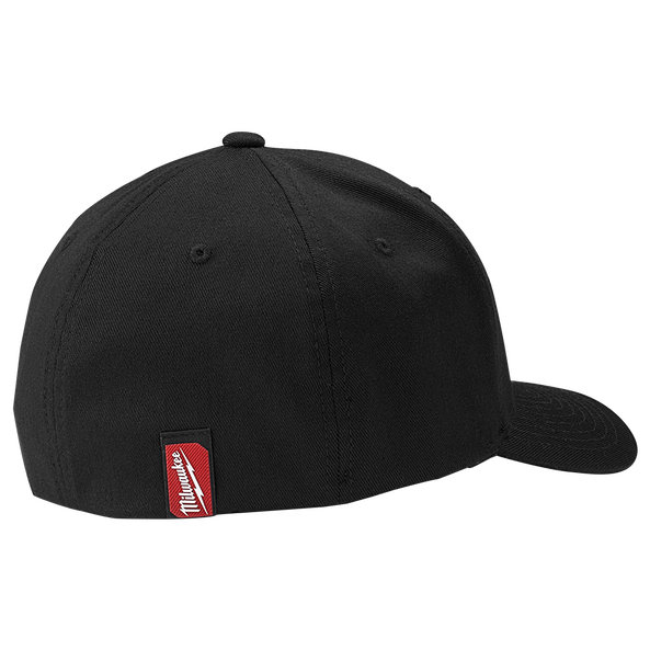 Fitted Hat Black - L/XL, Black, hi-res