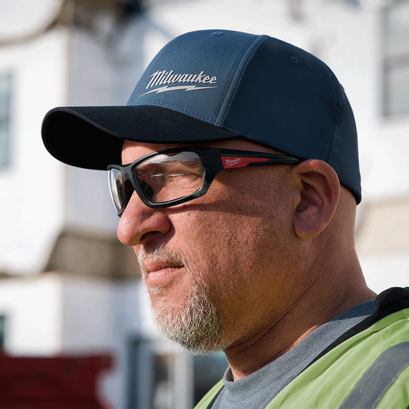 WORKSKIN Fitted Hat Blue - L/XL, Blue, hi-res