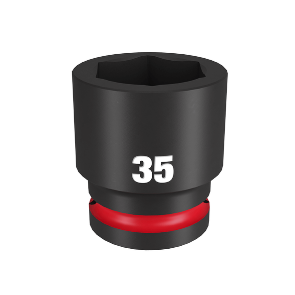 SHOCKWAVE™ 3/4" Drive 35mm Standard 6 Point Impact Socket, , hi-res