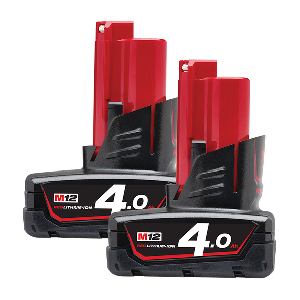 M12™ 4.0Ah REDLITHIUM™-ION Extended Capacity Battery Pack - Dual Pack