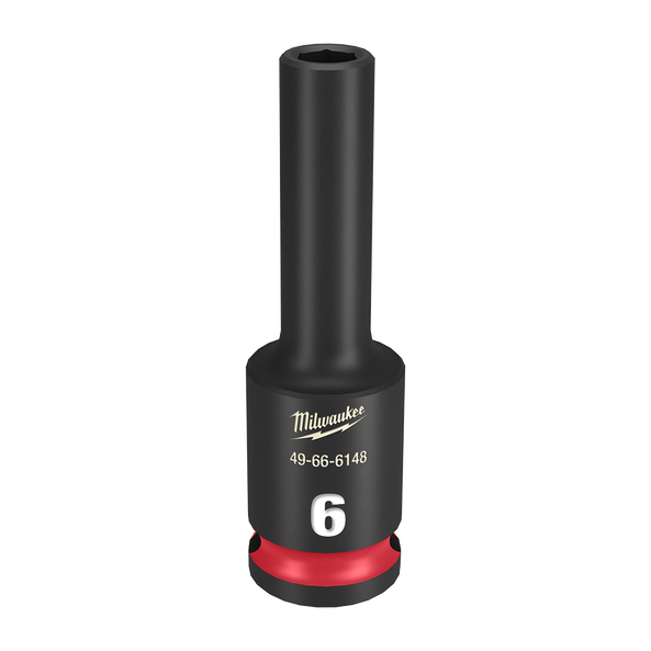SHOCKWAVE™ 3/8" Drive 6mm Deep 6 Point Impact Socket, , hi-res