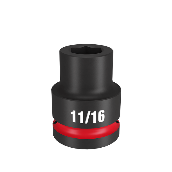 SHOCKWAVE™ 3/4" Drive 11/16" Standard 6 Point Impact Socket, , hi-res