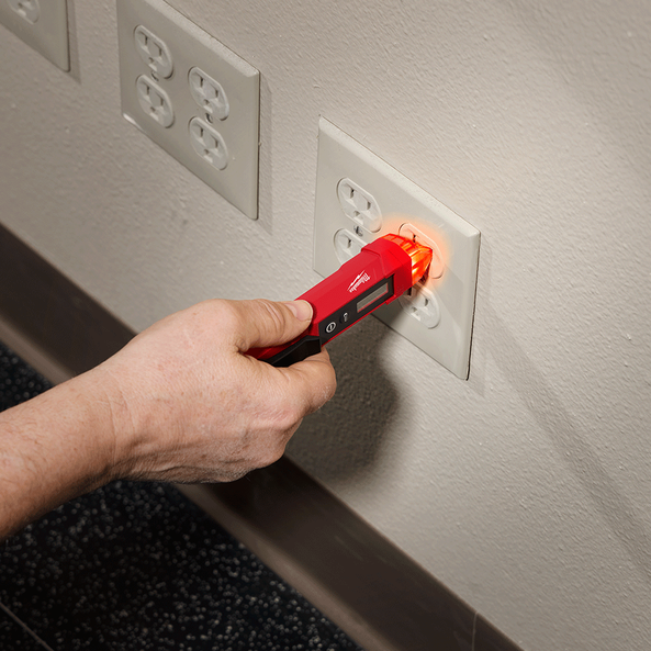 Non-Contact Voltage Detector w/ Laser Infrared Thermometer, , hi-res