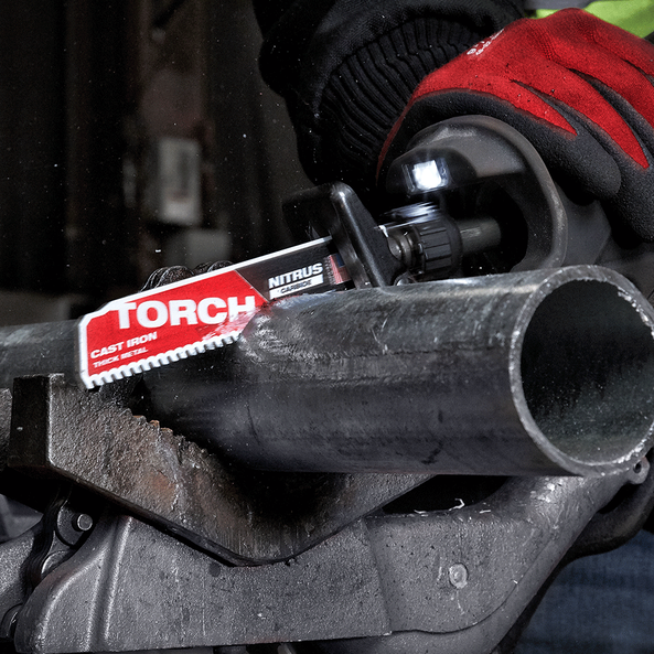 SAWZALL™ The TORCH™ with Nitrus Carbide Teeth 150mm 6" 7TPI Blade 1 Pack, , hi-res
