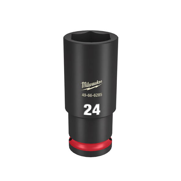 SHOCKWAVE™ 1/2" Drive 24mm Deep 6 Point Impact Socket, , hi-res
