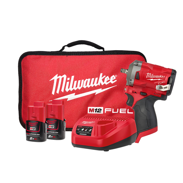 M12 FUEL™  3/8" Stubby Impact Wrench Kit