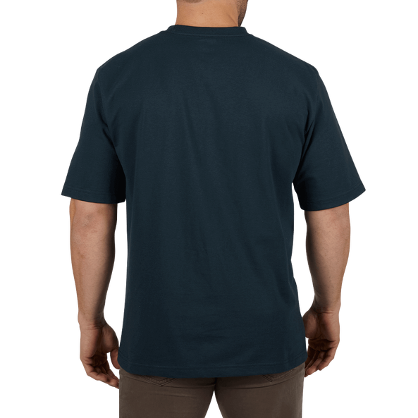 Heavy Duty Pocket Tee Short Sleeve Blue - S, Blue, hi-res