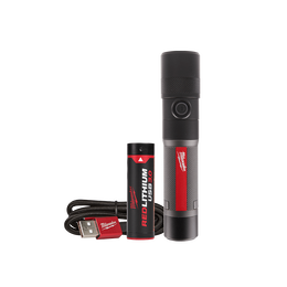 REDLITHIUM™ USB Rechargeable 1100L Twist Focus Flashlight 3.0Ah Kit