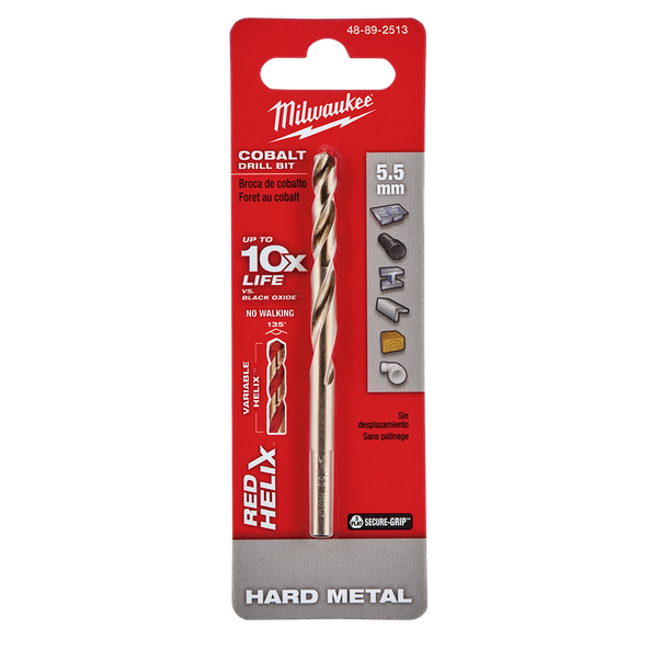 Red Helix™ Cobalt Drill Bit 5.5mm