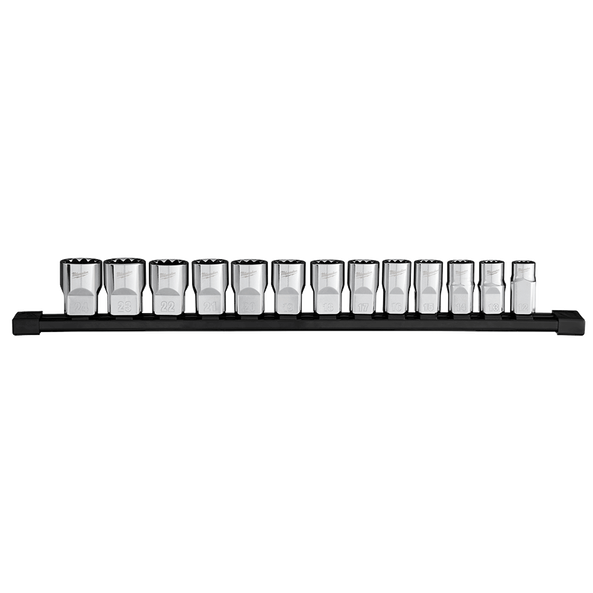 13PC 1/2" Drive 12-PT Socket Set - Metric, , hi-res
