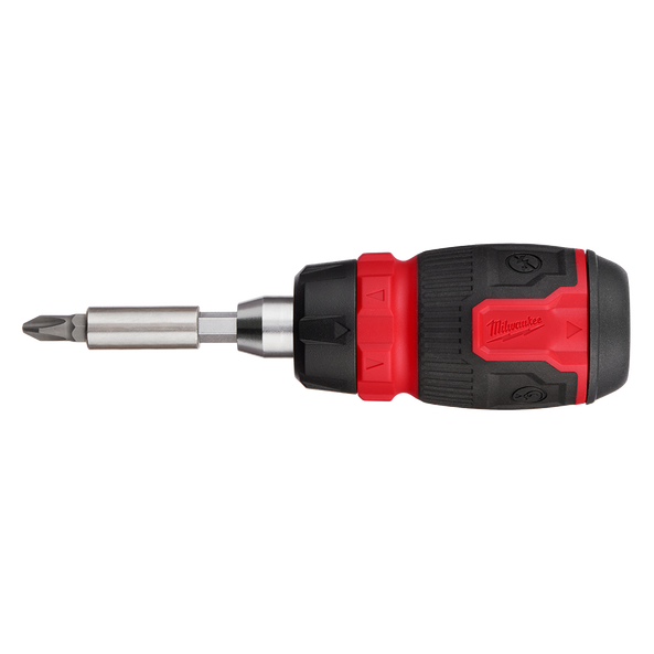 8-in-1 Ratcheting Compact Multi-Bit Screwdriver, , hi-res