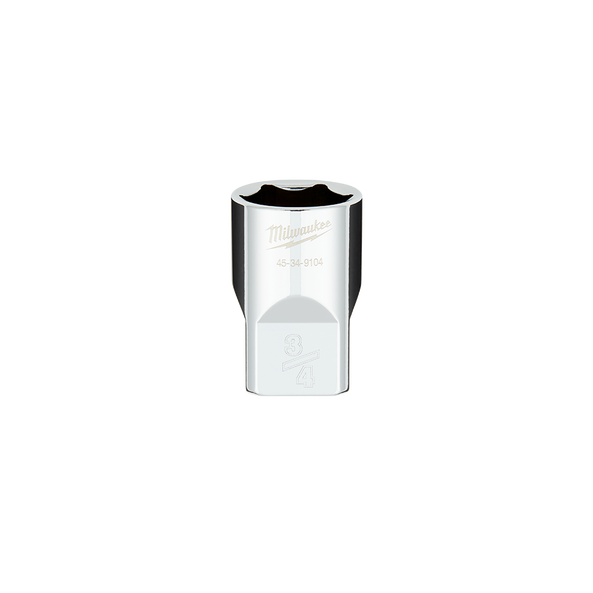 1/2" Drive 3/4" SAE 6-Point Socket, , hi-res