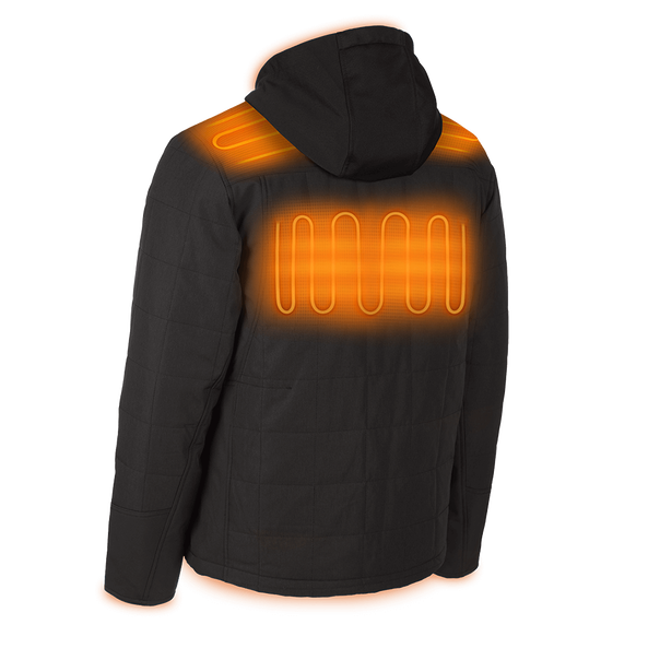 M12 AXIS™ Heated Jacket Black - S, Black, hi-res