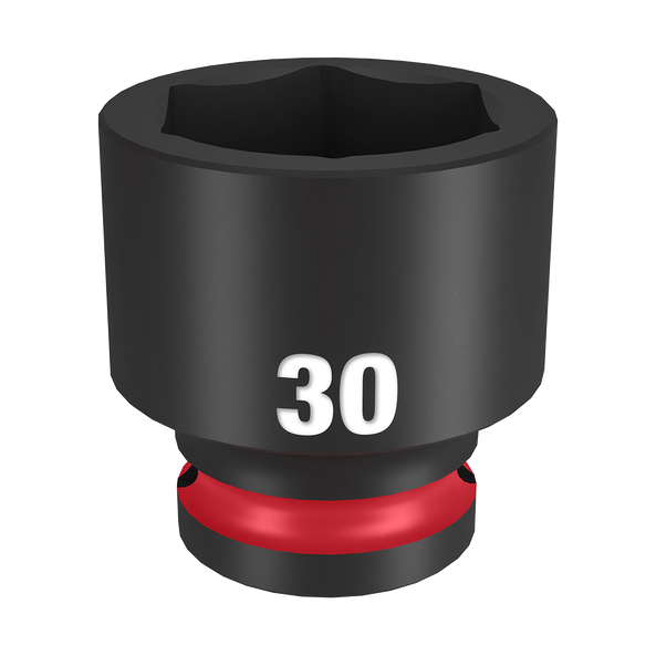 SHOCKWAVE™ 1/2" Drive 30mm Standard 6 Point Impact Socket, , hi-res