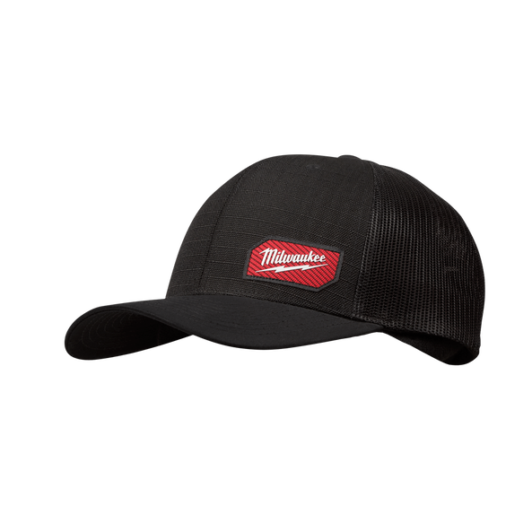 GRIDIRON Trucker Hat Black, Black, hi-res