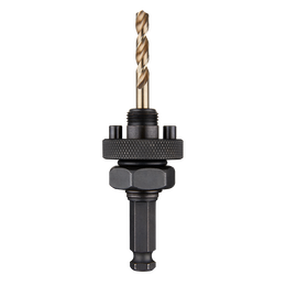HOLE DOZER™ with Carbide Teeth Hole Saw Large Quick-Change Arbor with Cobalt Pilot Bit 7/16" Shank