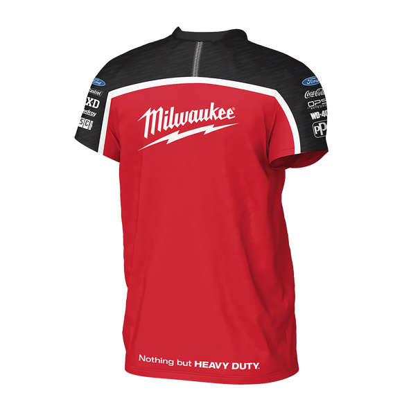 Milwaukee Racing Black/Red Tee Men's Milwaukee Tool NZ