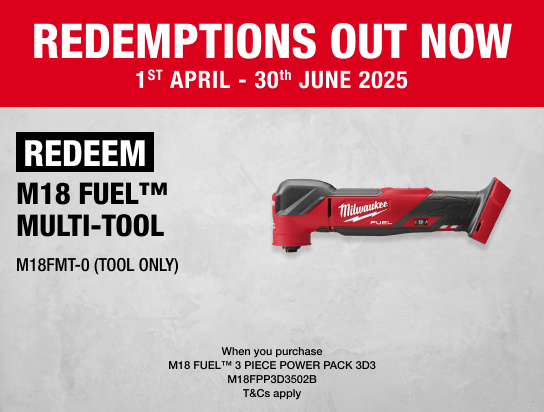 Milwaukee Redemptions - 1st April - 30th June 2025