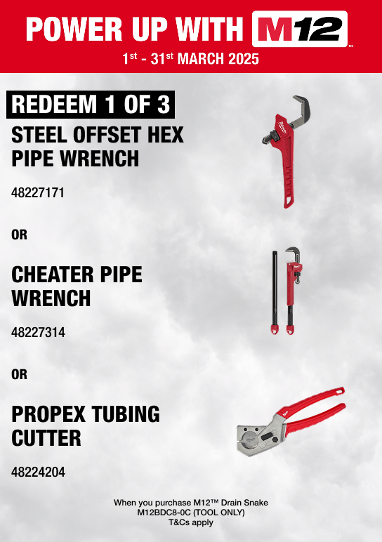 Power Up With M12™ Redemptions - 1st March - 31st March 2025